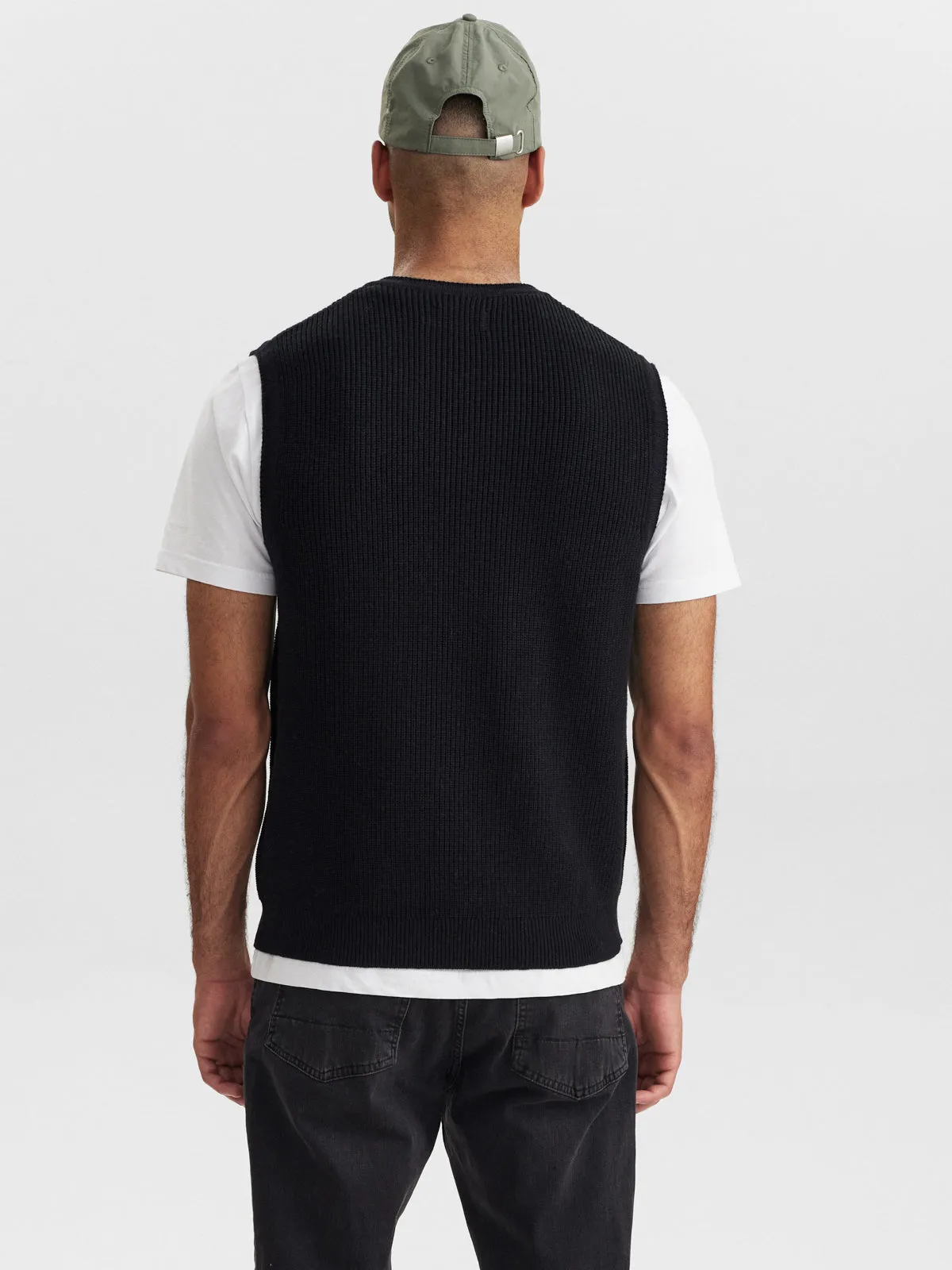 GABBA / Herren-Strick / Cape Vest Knit