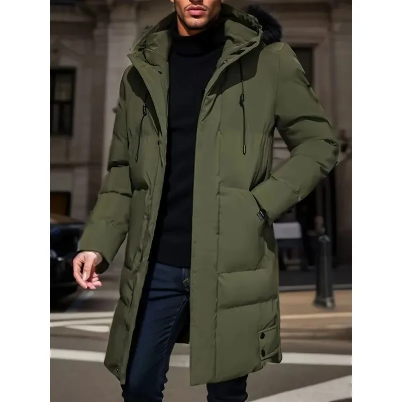 Grenvik - Puffer Jacket Heren Lang met Capuchon, Winddicht, Warm & Waterafstotend