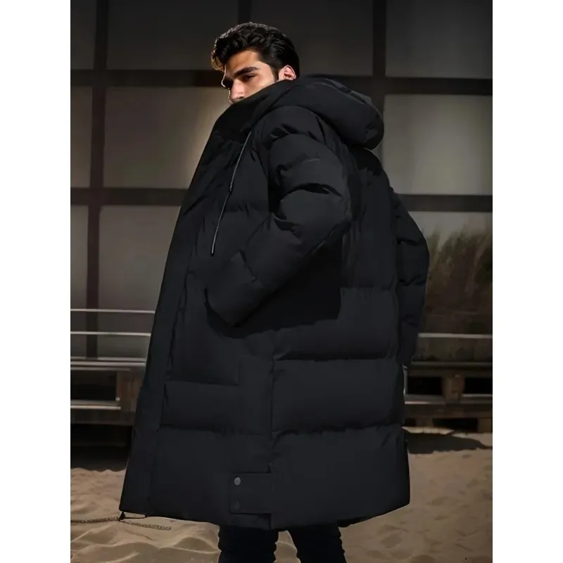 Grenvik - Puffer Jacket Heren Lang met Capuchon, Winddicht, Warm & Waterafstotend