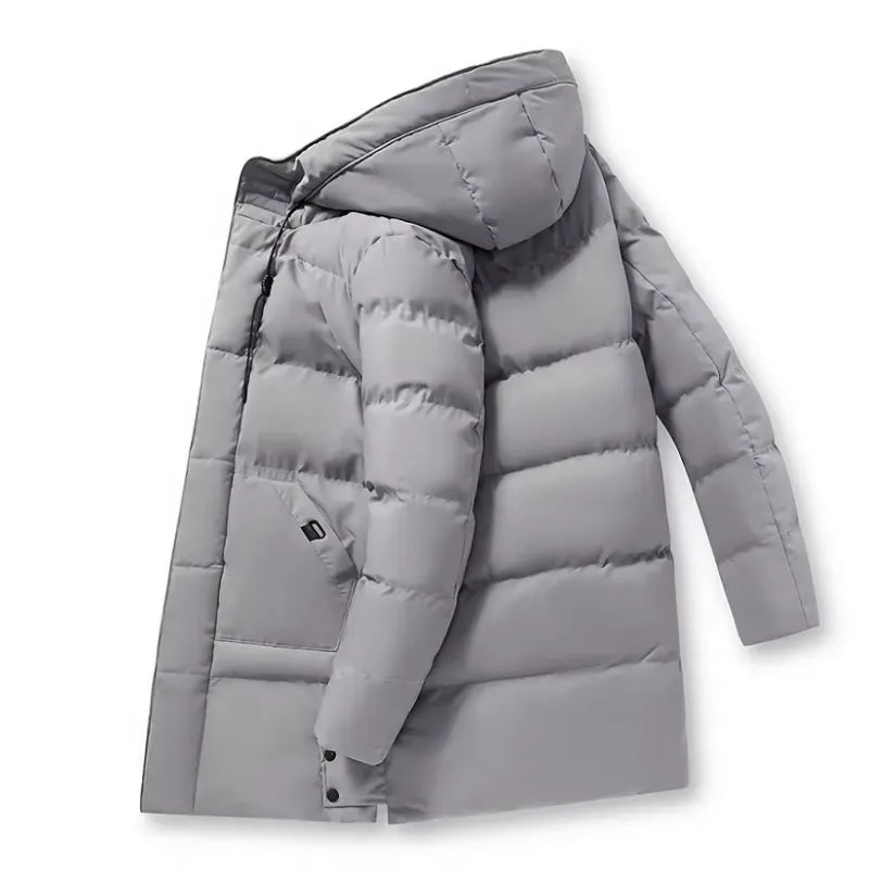 Grenvik - Puffer Jacket Heren Lang met Capuchon, Winddicht, Warm & Waterafstotend