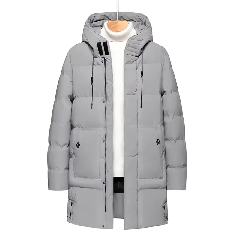 Grenvik - Puffer Jacket Heren Lang met Capuchon, Winddicht, Warm & Waterafstotend