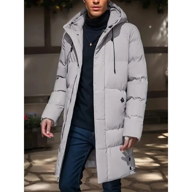 Grenvik - Puffer Jacket Heren Lang met Capuchon, Winddicht, Warm & Waterafstotend