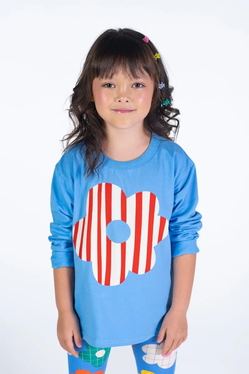 HAPPY FLOWER LONG SLEEVE T-SHIRT