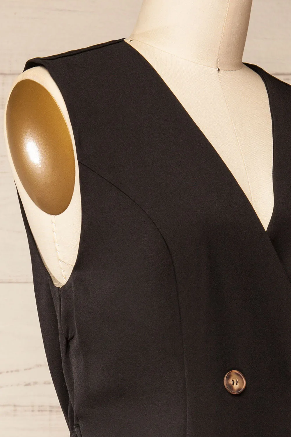 Irenne | Black Blazer Romper