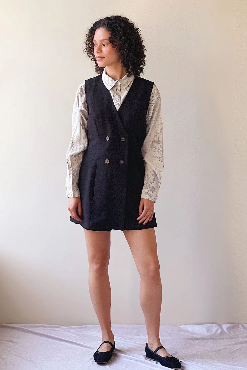 Irenne | Black Blazer Romper