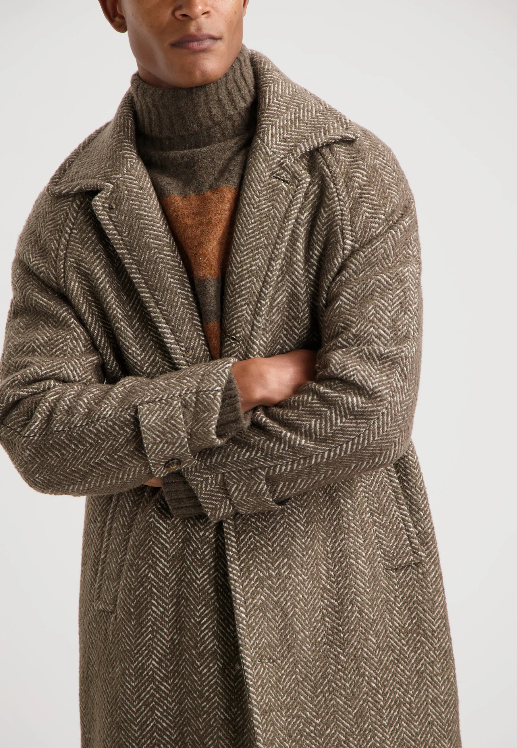 Isaac Coat in Driftwood