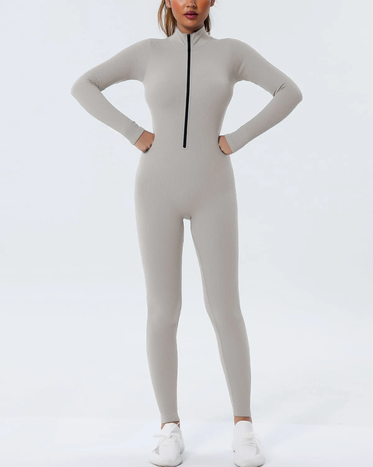 Kendra Seamless Jumpsuit - Grey