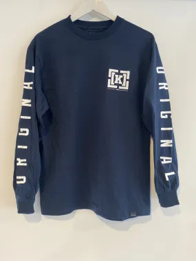 KREW OG Bracket Long Sleeve Navy Tee 103772-400