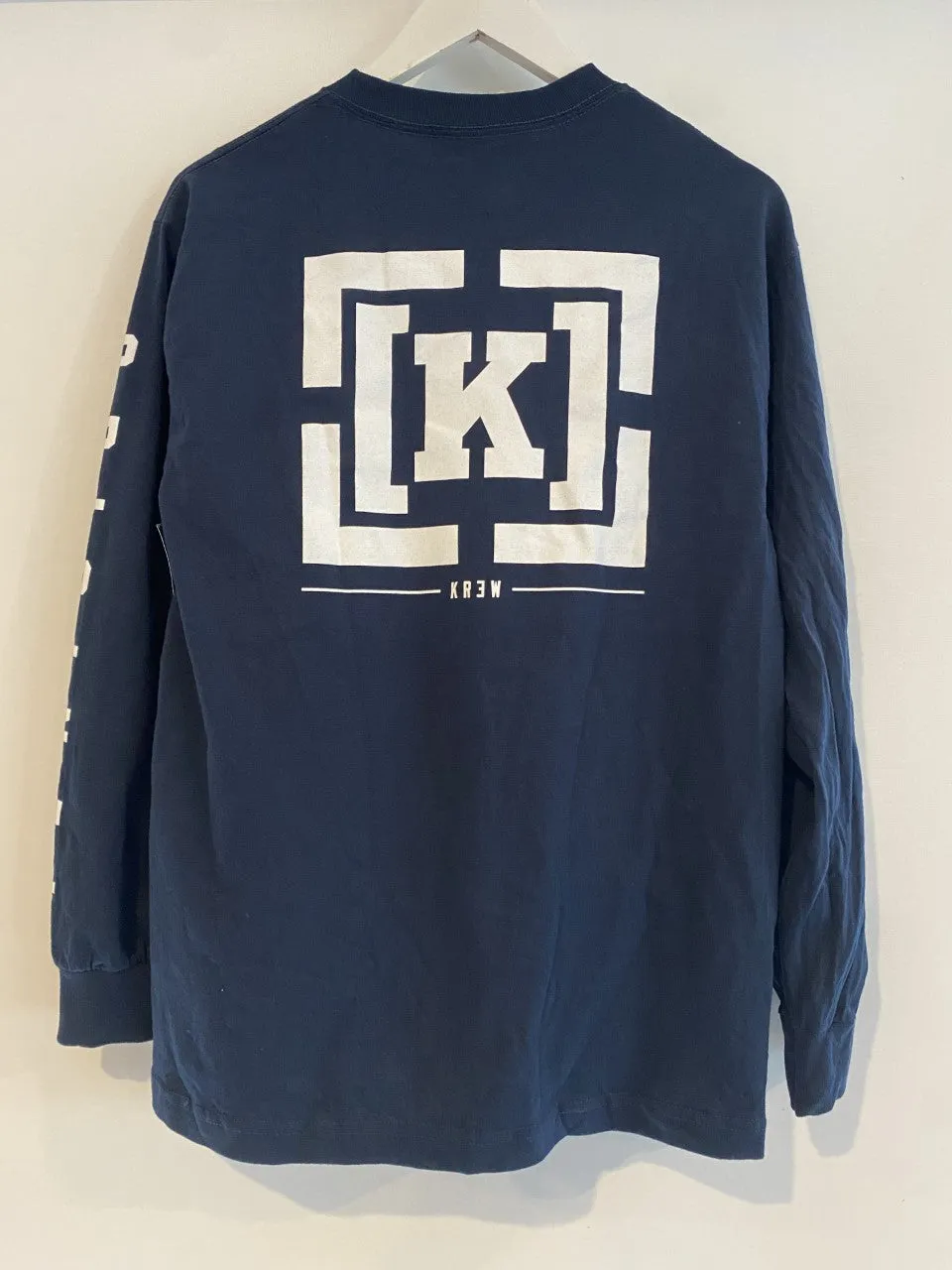 KREW OG Bracket Long Sleeve Navy Tee 103772-400