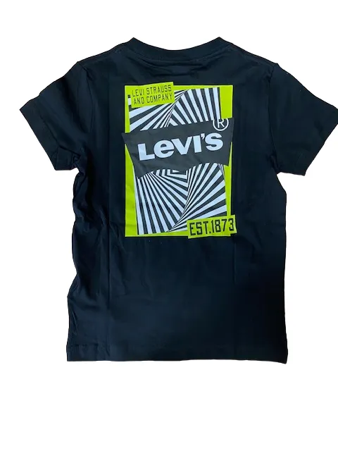 Levi's T-shirt manica corta da ragazzo Multi Hit Illusion Logo Tee 9EH897-023 black