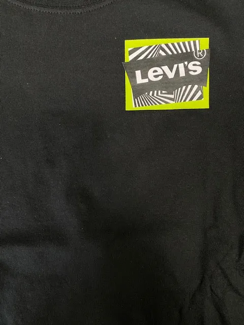 Levi's T-shirt manica corta da ragazzo Multi Hit Illusion Logo Tee 9EH897-023 black