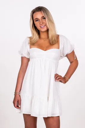 LINEN BABYDOLL DRESS