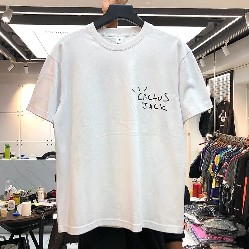 Luxury Cactus  Jack Men's Hip Hop T-shirts  for Summer