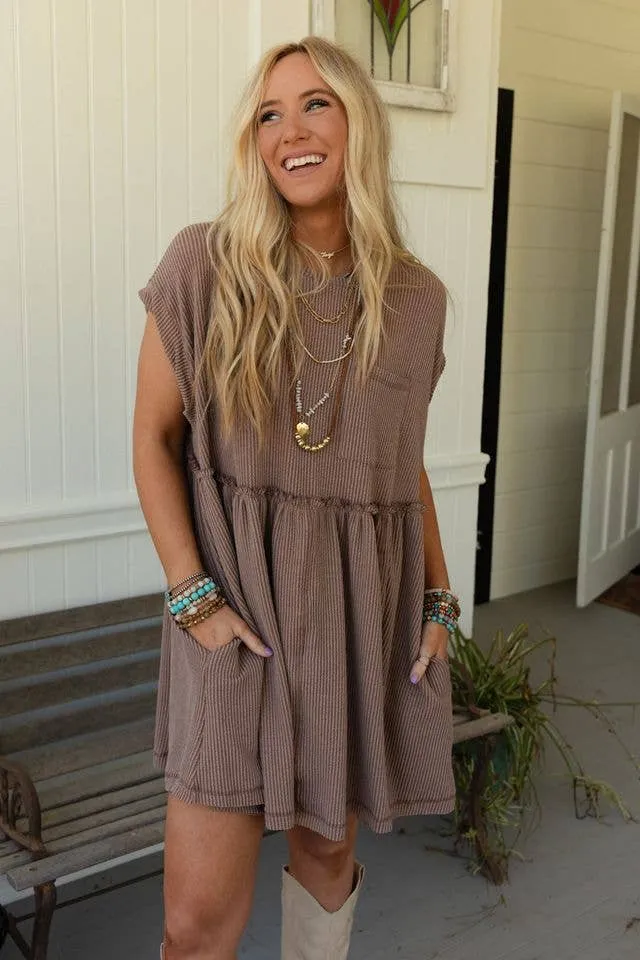 Meadow Subtle Escape Textured Dress