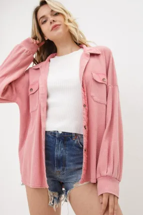 Mellow Rose Shacket