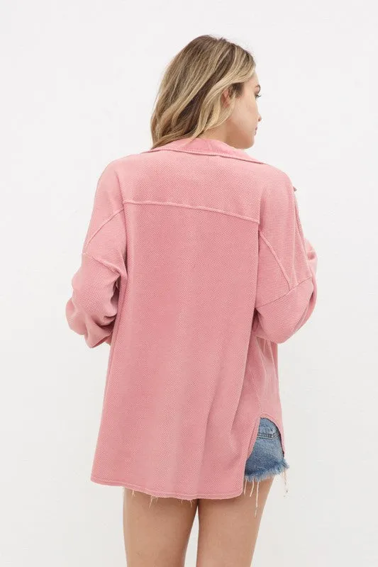 Mellow Rose Shacket