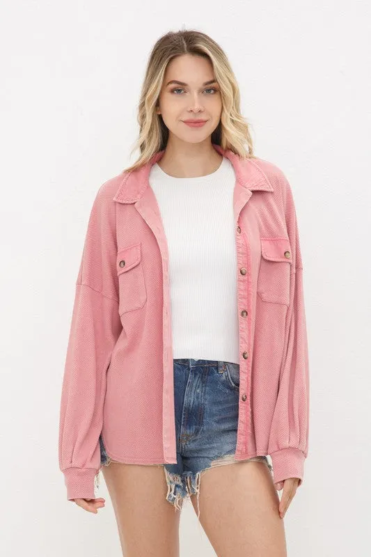 Mellow Rose Shacket