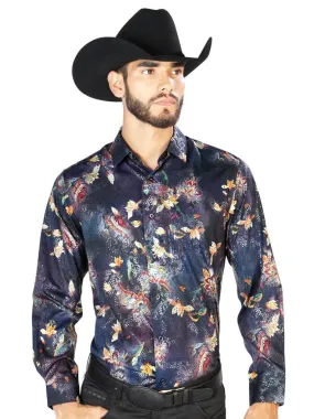 Men's Blouse Shirt L/S 43891