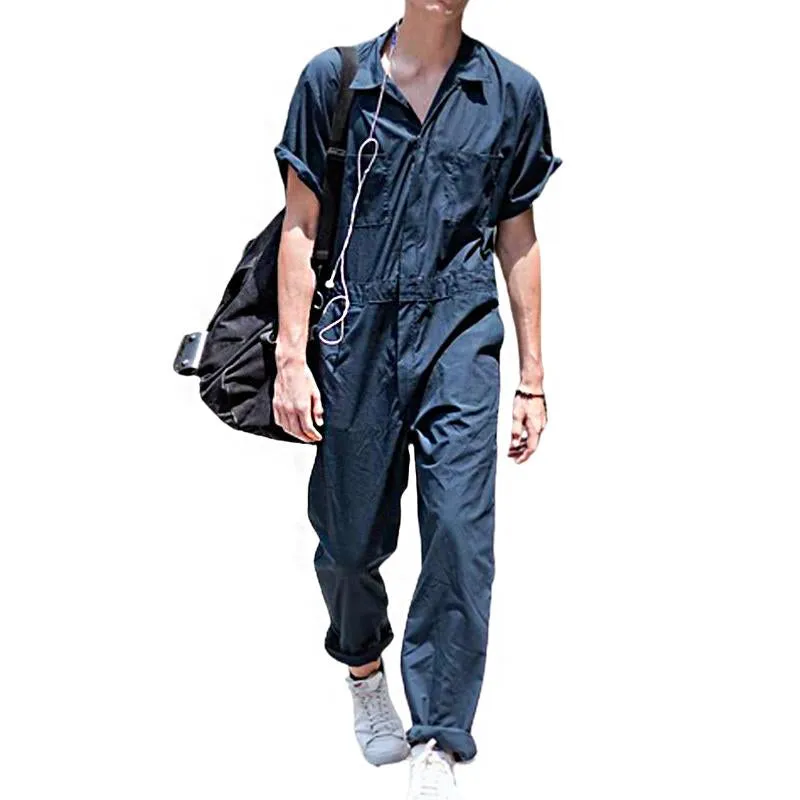 Men's Casual Multi-Pocket Cargo Jumpsuit Overall 32278228Y