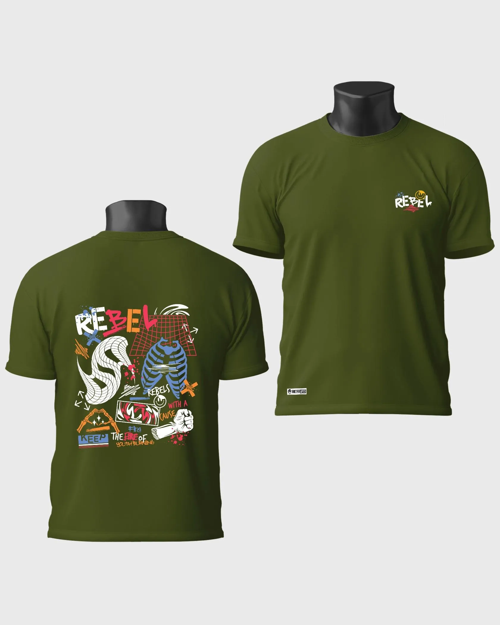 Mens Regular Tshirt Funky Funky Rebel