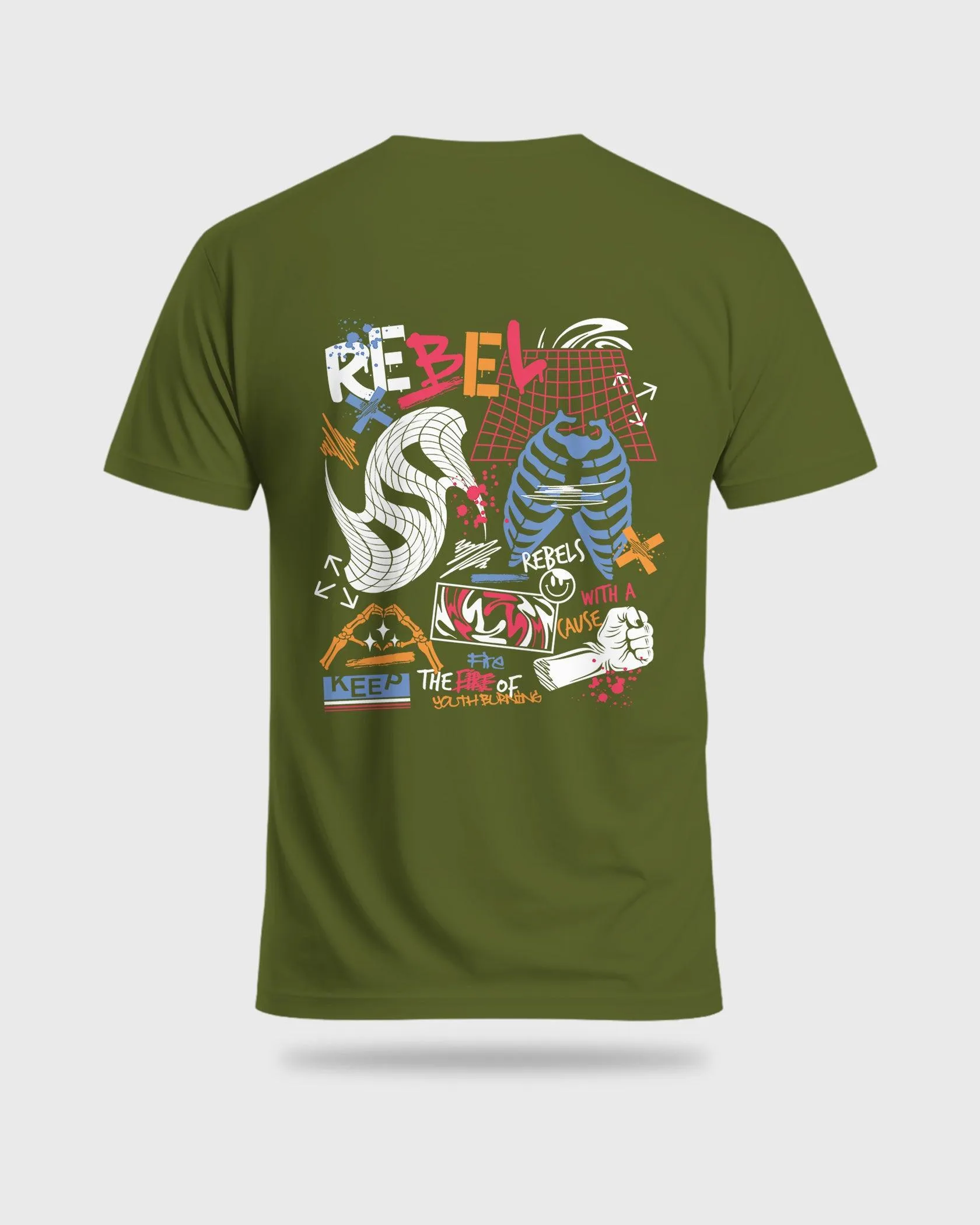 Mens Regular Tshirt Funky Funky Rebel