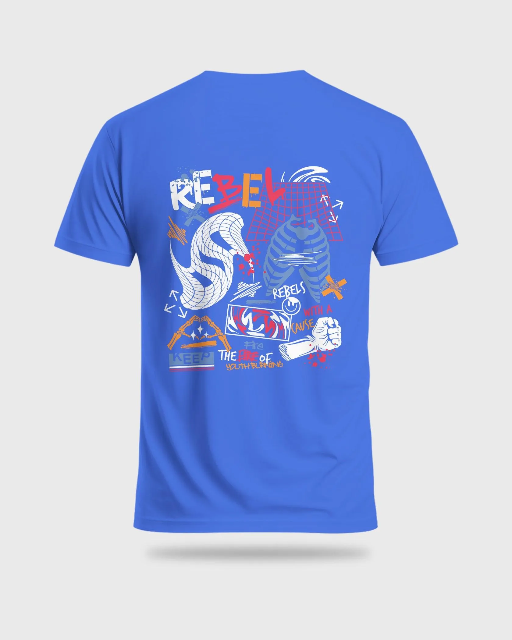Mens Regular Tshirt Funky Funky Rebel