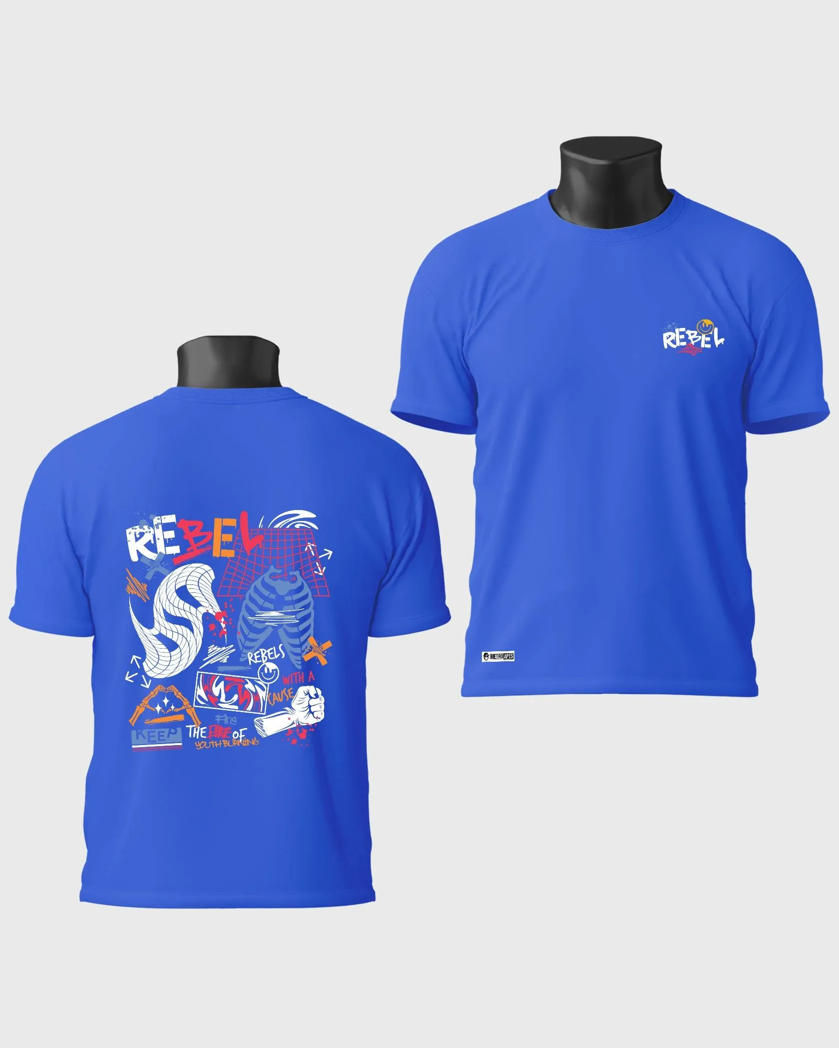 Mens Regular Tshirt Funky Funky Rebel