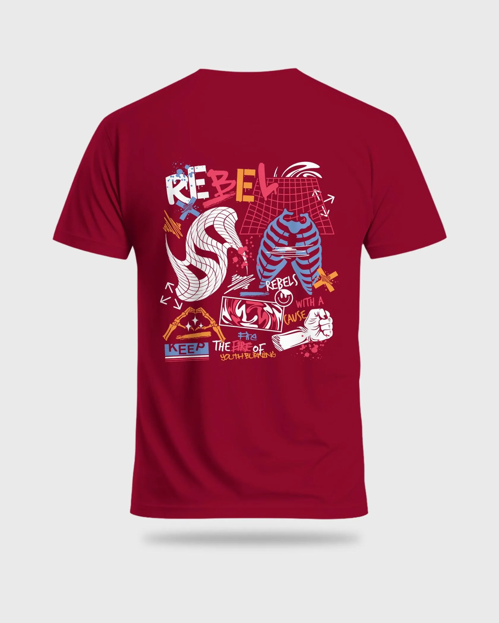 Mens Regular Tshirt Funky Funky Rebel