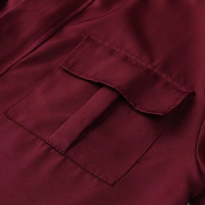 Men's Workwear Solid Color Jumpsuit 85674394X