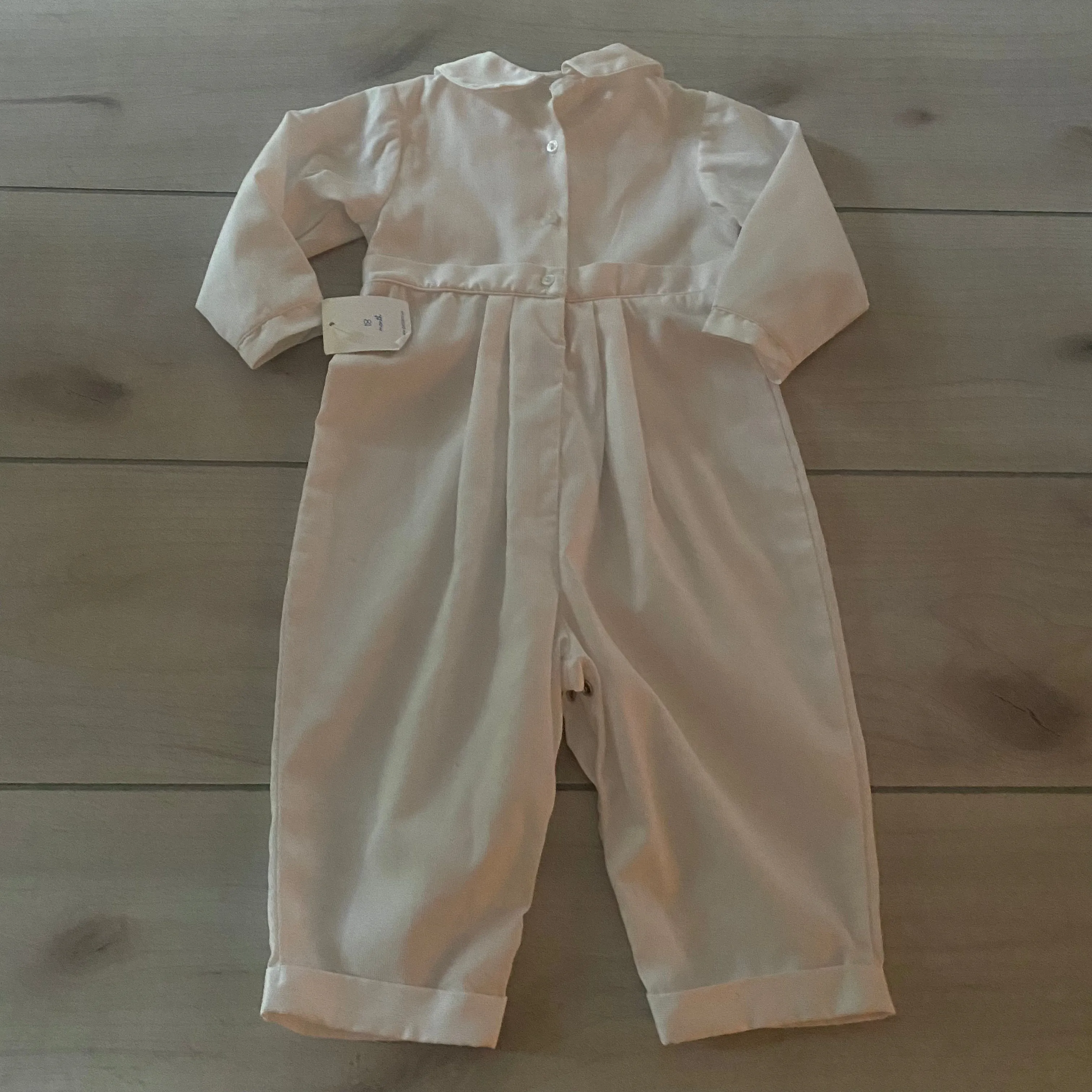 NEW Petit Ami White Long Sleeve Romper