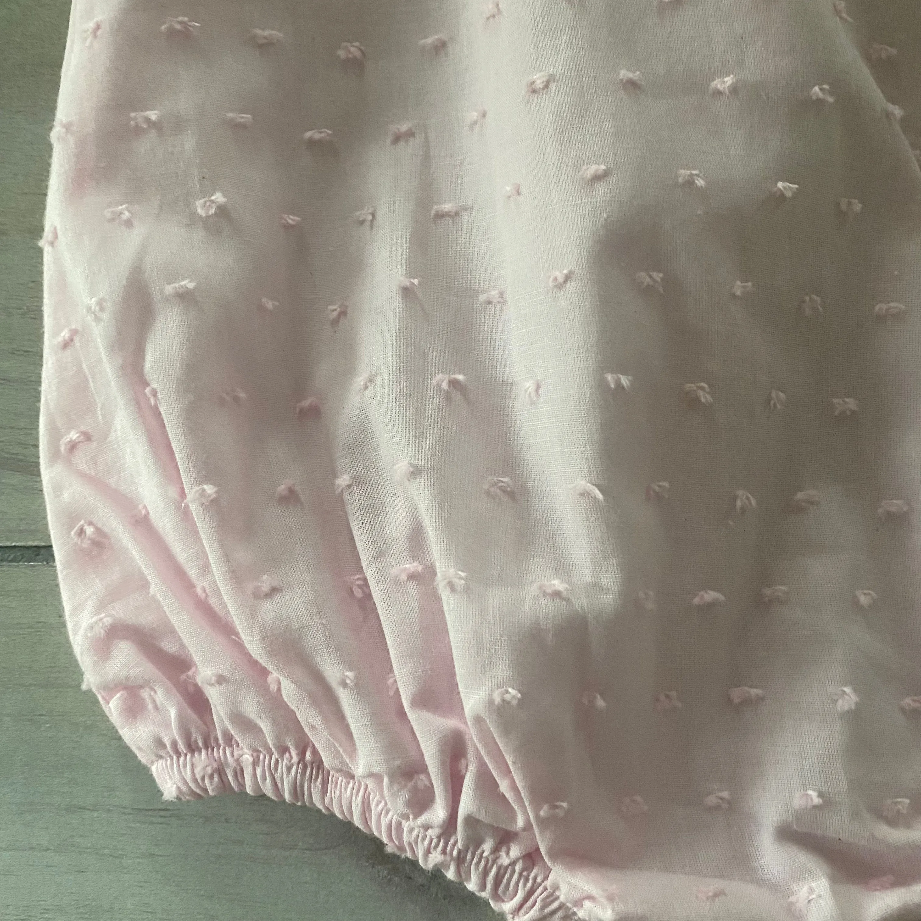 NWT The Oaks Apparel Pink Bubble Romper