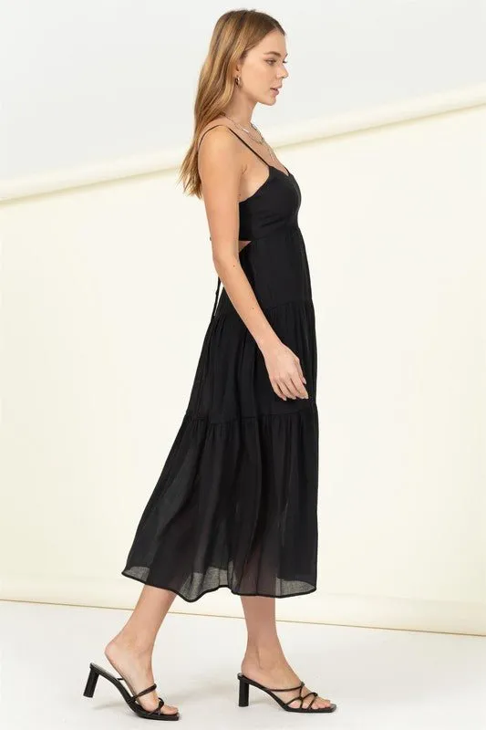 Open Back Maxi Dress