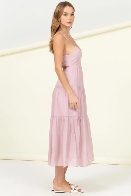 Open Back Maxi Dress