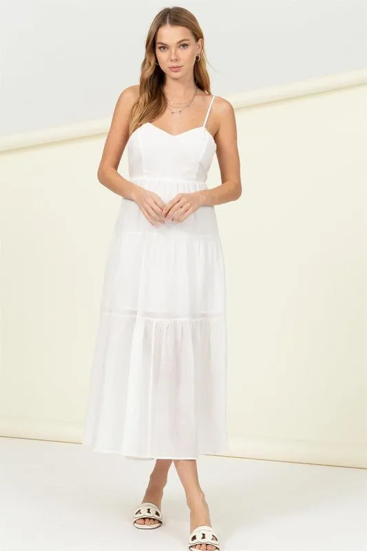 Open Back Maxi Dress