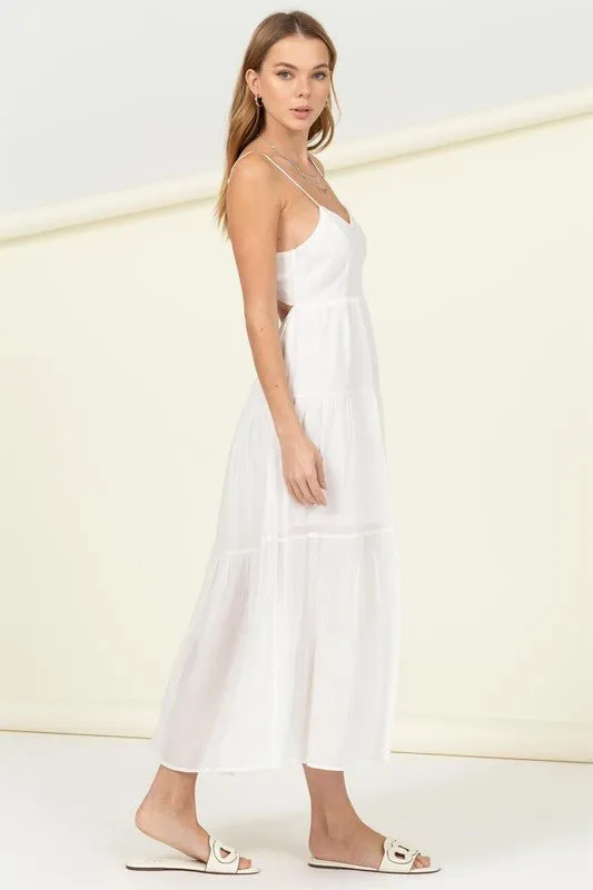 Open Back Maxi Dress