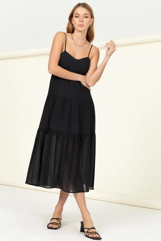 Open Back Maxi Dress