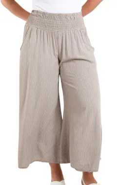 Pinstripe Wide Leg Culottes