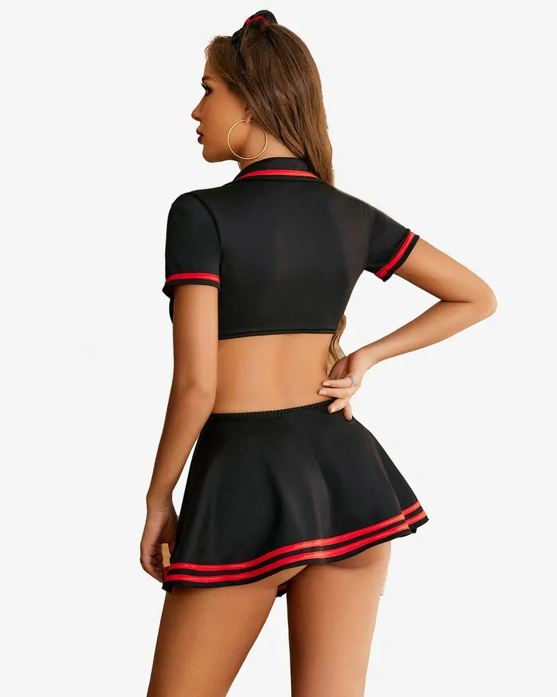 Red Accent Uniform
