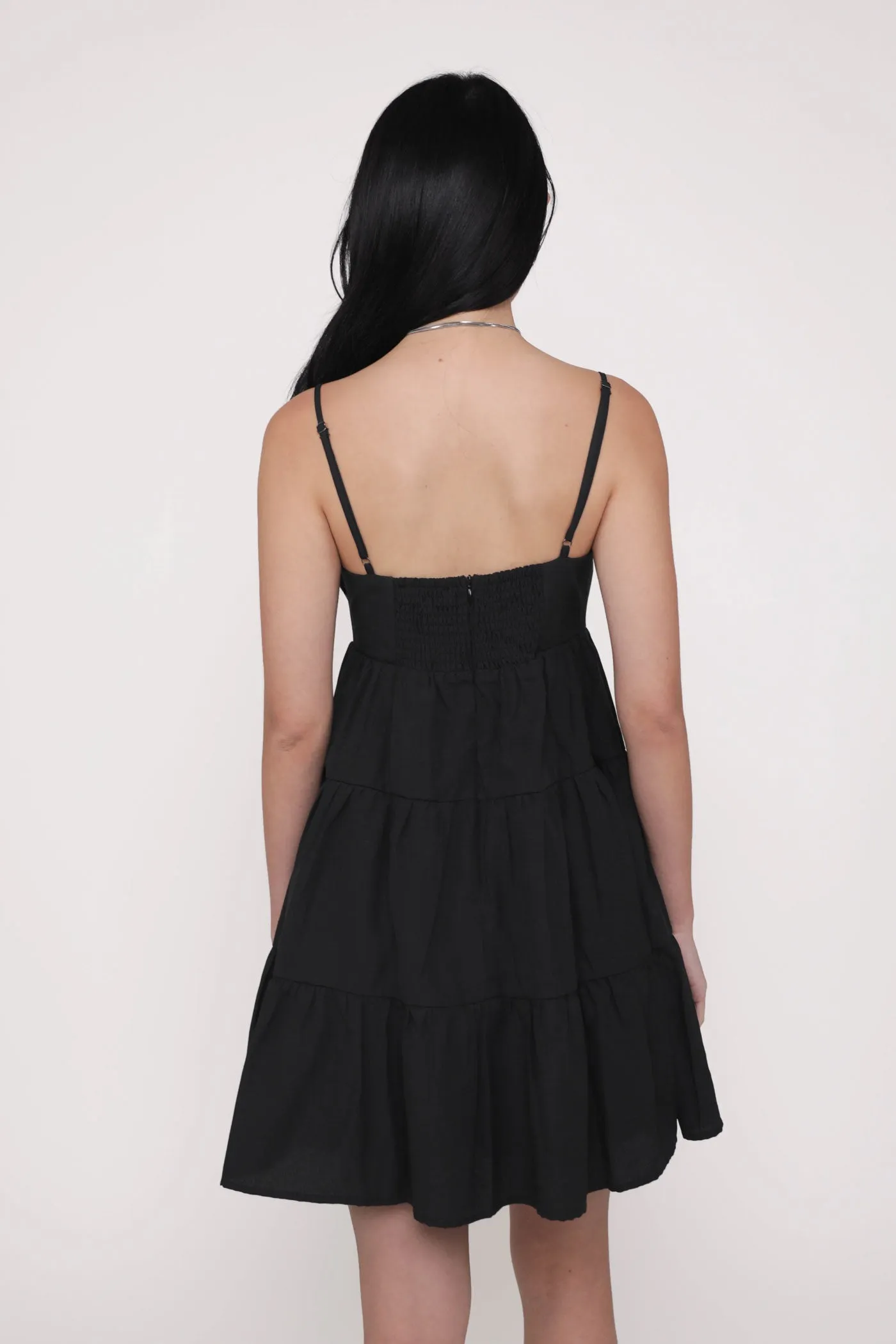 Roxana Babydoll Tiered Padded Dress