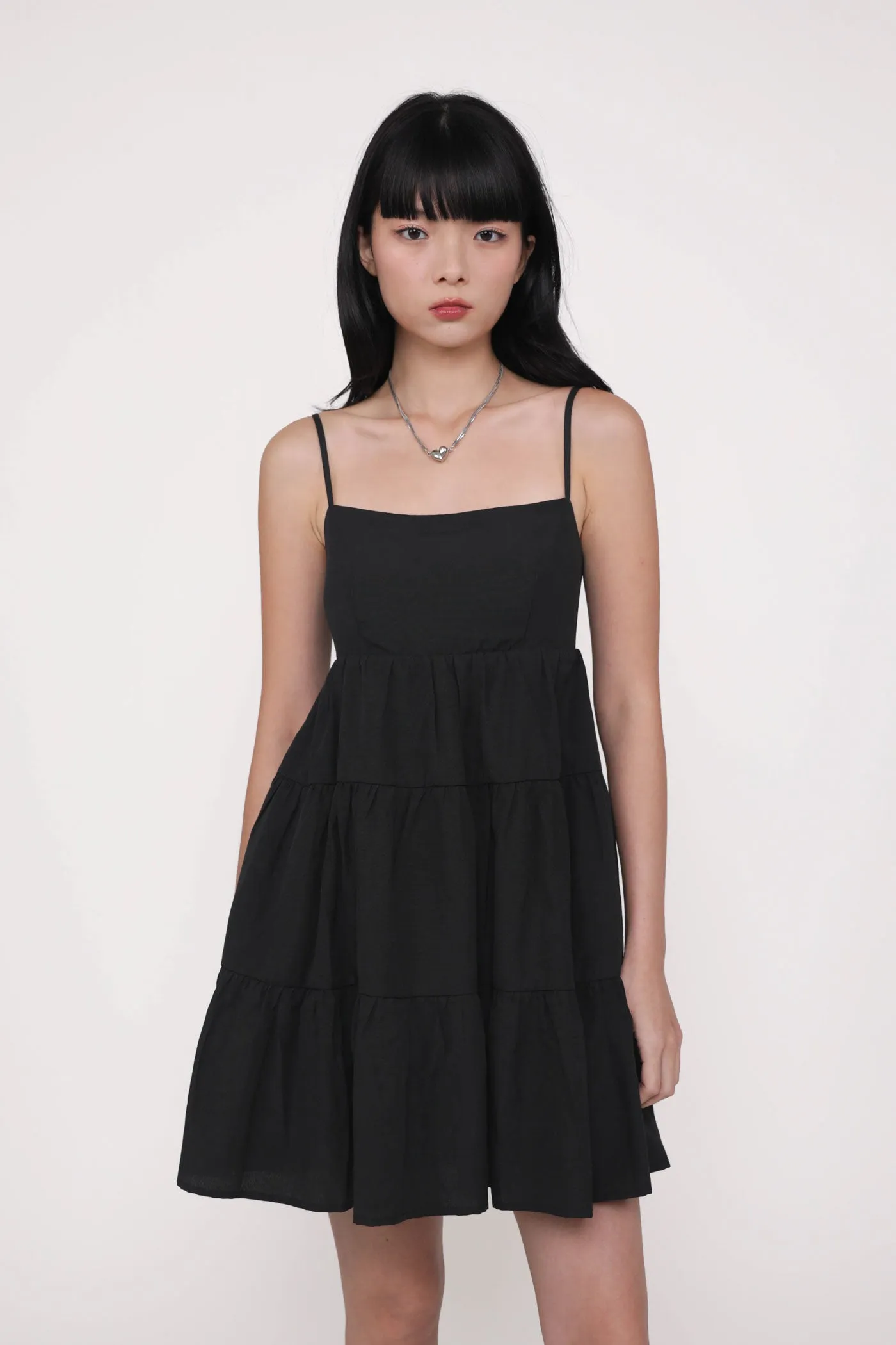 Roxana Babydoll Tiered Padded Dress