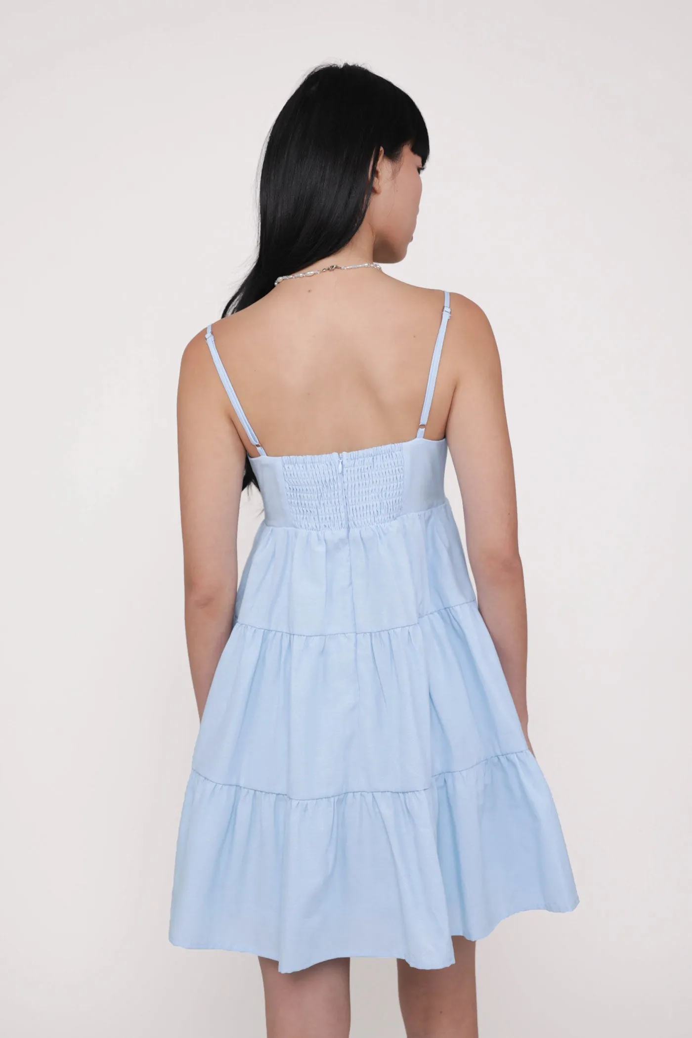 Roxana Babydoll Tiered Padded Dress