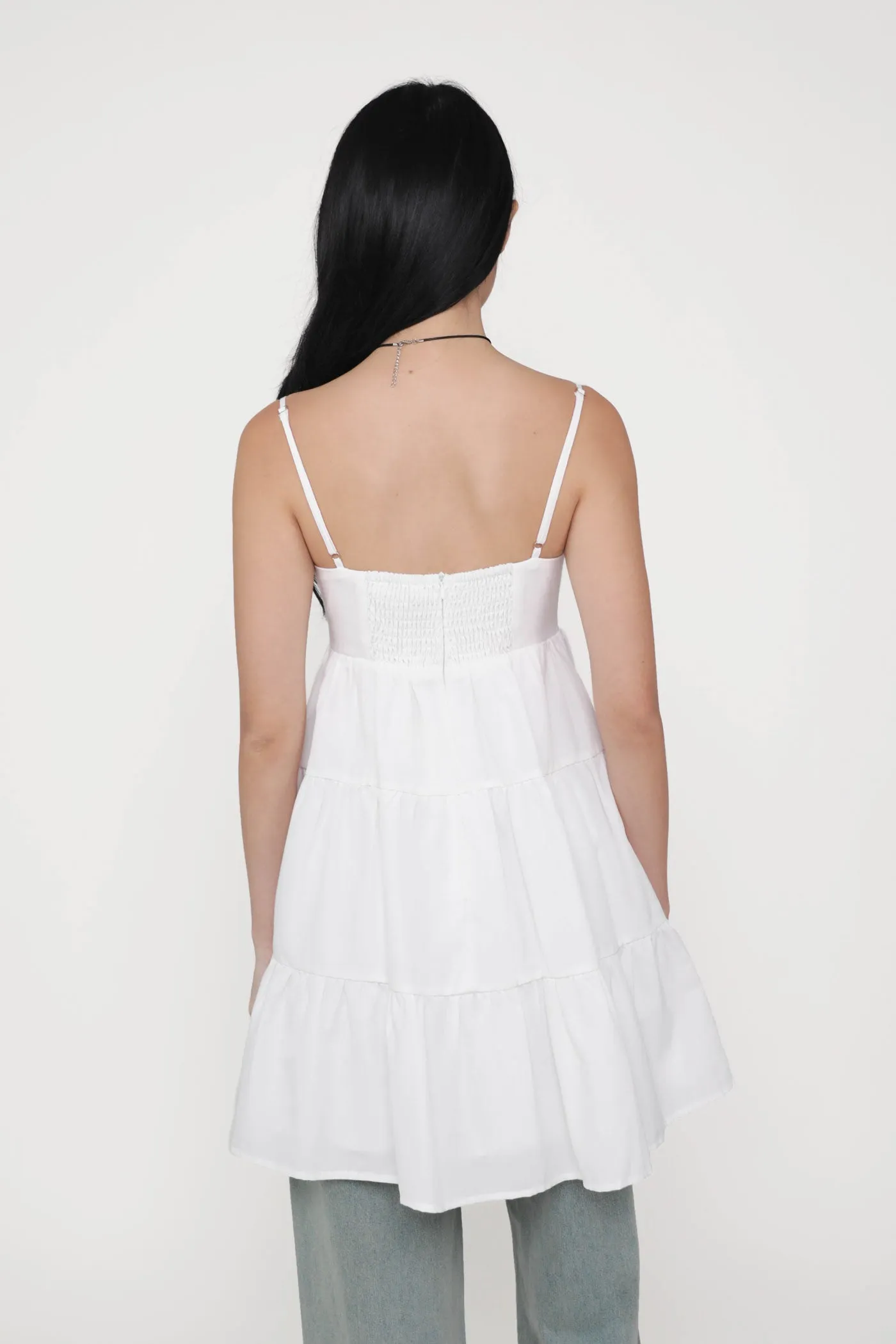 Roxana Babydoll Tiered Padded Dress