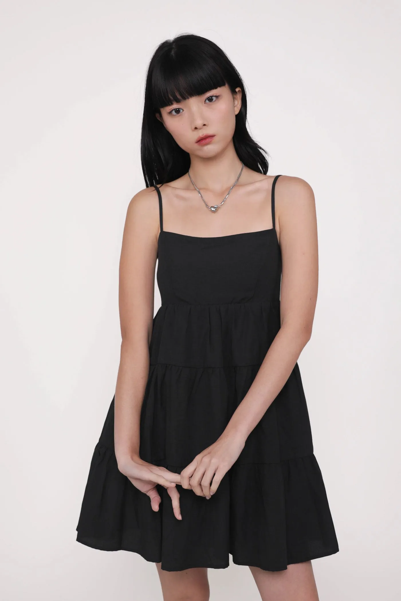 Roxana Babydoll Tiered Padded Dress