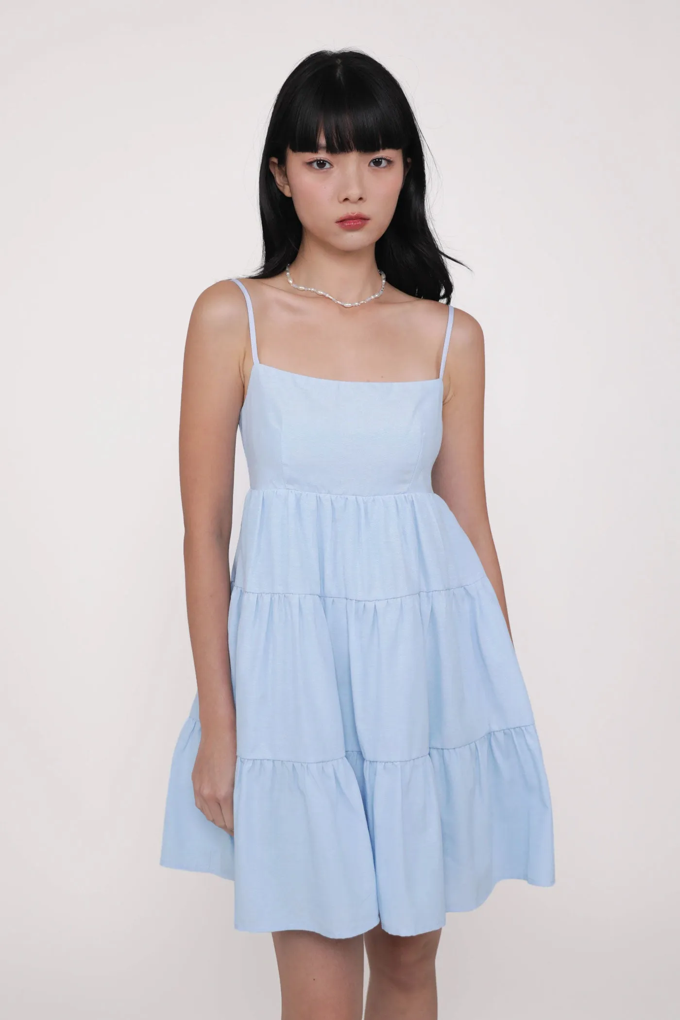 Roxana Babydoll Tiered Padded Dress