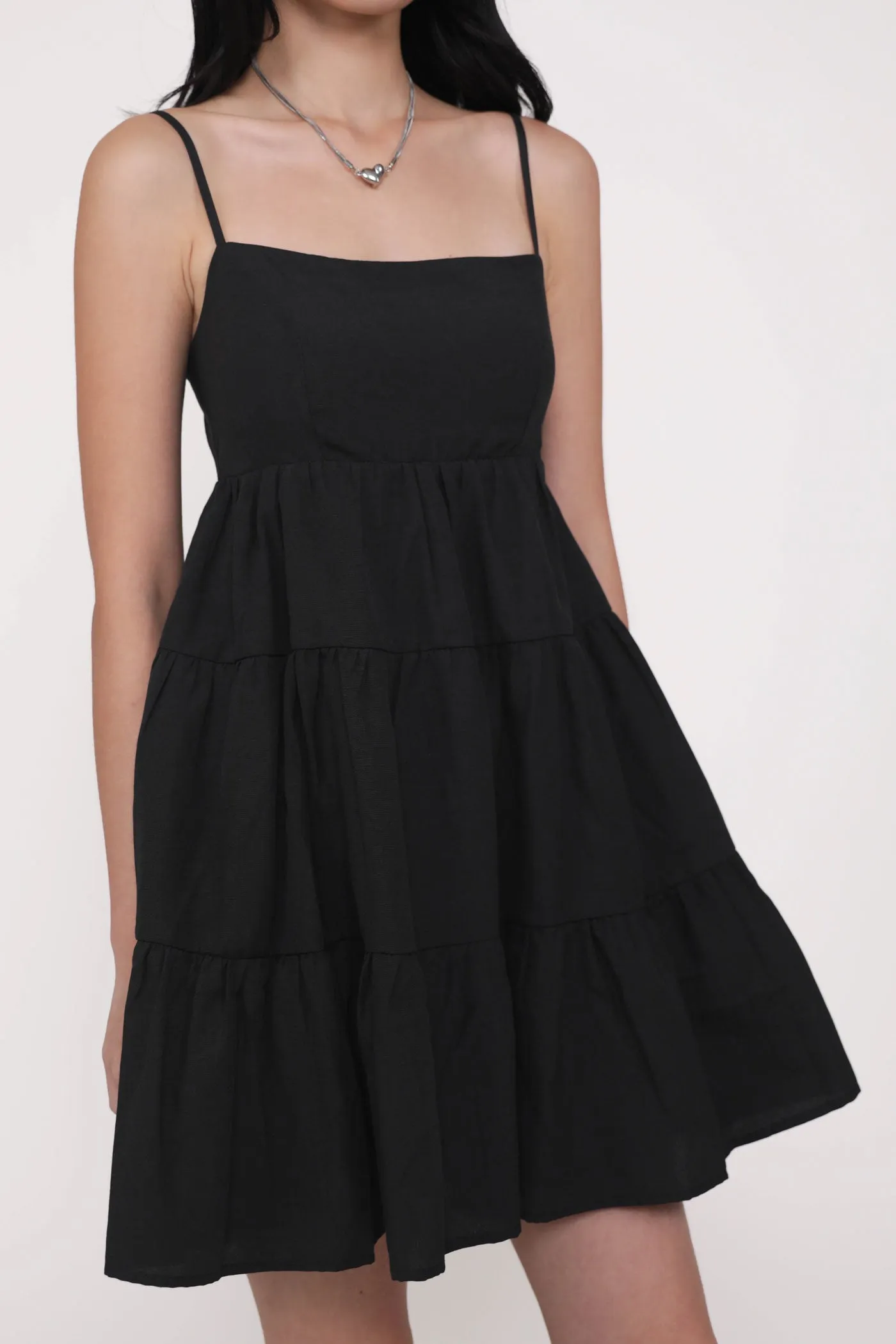 Roxana Babydoll Tiered Padded Dress