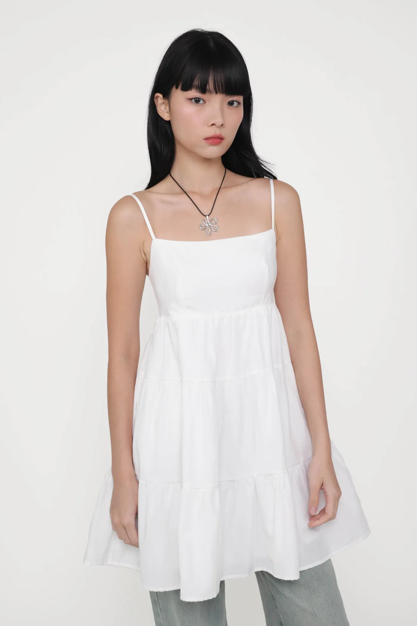 Roxana Babydoll Tiered Padded Dress