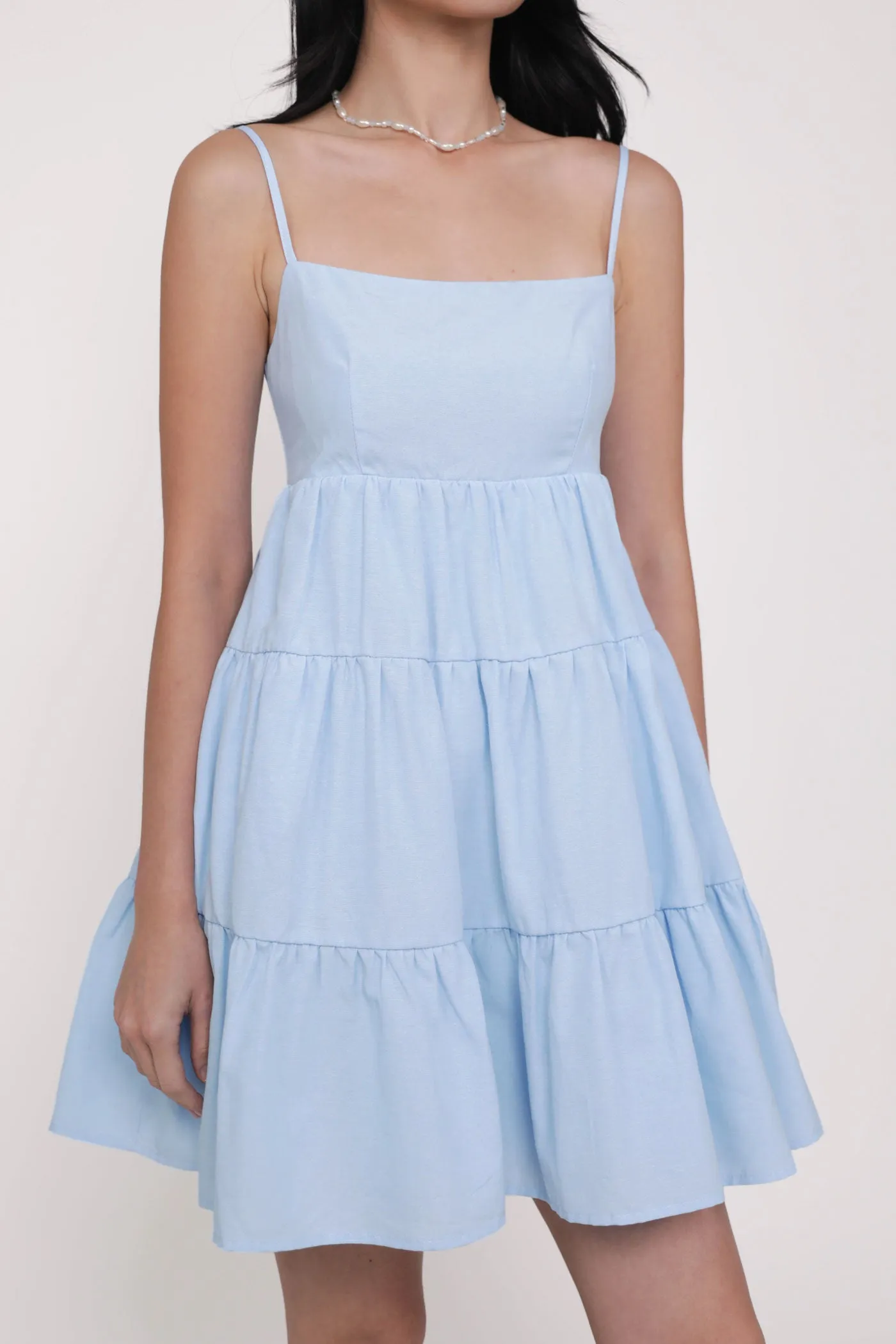 Roxana Babydoll Tiered Padded Dress