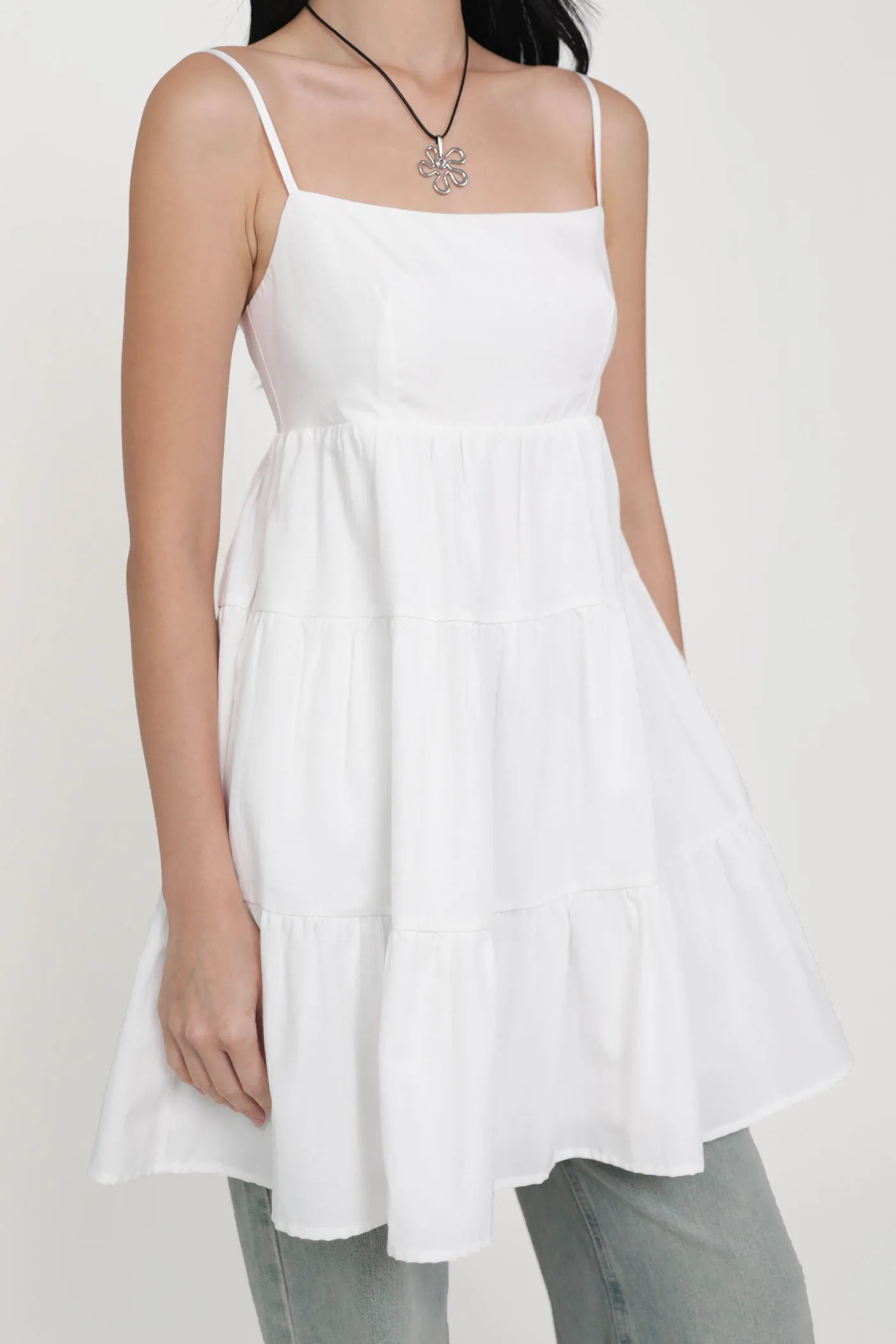 Roxana Babydoll Tiered Padded Dress