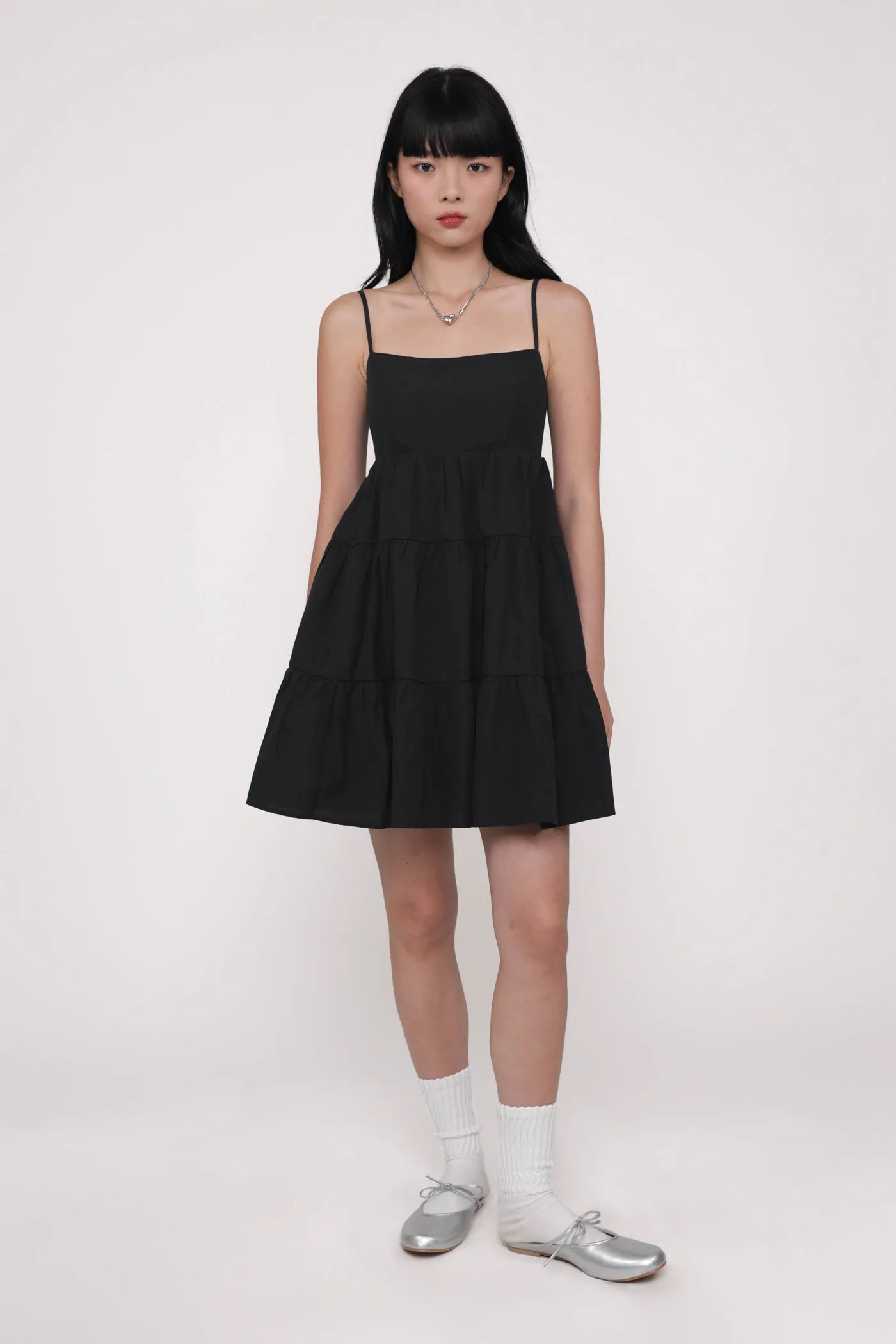 Roxana Babydoll Tiered Padded Dress