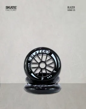 RUEDAS PARA PATINES SET DE 3PZ BLAZER 125MM DUREZA 88A NEGRO